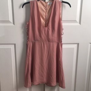 Pink party dress